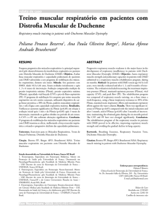 Treino muscular respiratório em pacientes com Distrofia Muscular