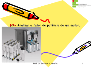 H7- Analisar o fator de potência de um motor.