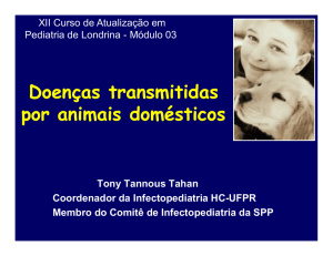 Doenças transmitidas por animais domésticos