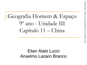 Apostila de Geografia - China