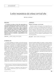 Lesões traumáticas da coluna cervical alta