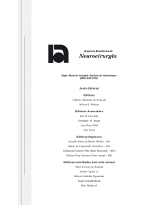Número 3 - Edição Especial - Sociedade Brasileira De Neurocirurgia