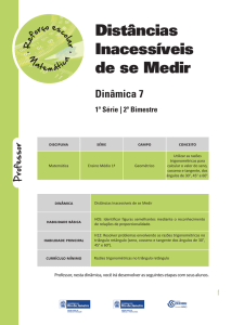 Distâncias Inacessíveis de se Medir