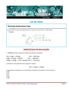 Leis de Hess - Portal de Estudos em Química