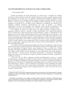 um novo referencial intelectual para a psiquiatria?