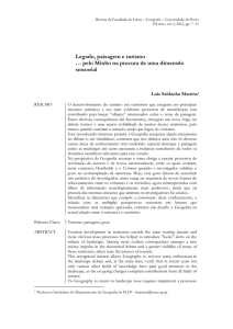Legado, paisagem e turismo
