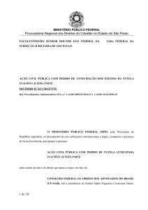 ação civil pública - PR/SP