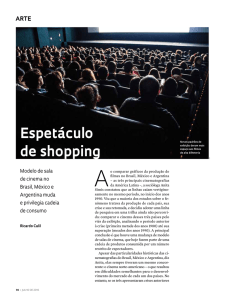 espetáculo de shopping - Revista Pesquisa Fapesp