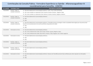 Experiência ou Opinião