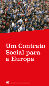Um Contrato Social para a Europa