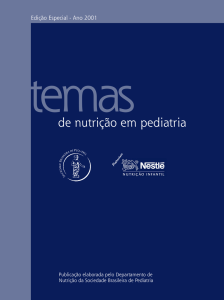 Temas de Nutrição em Pediatria - Sociedade Brasileira de Pediatria