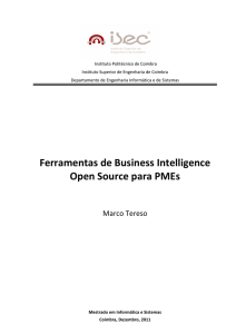 Ferramentas de Business Intelligence Open Source para PMEs