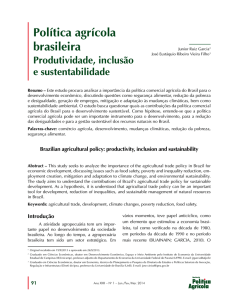Política agrícola brasileira