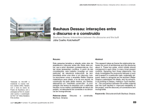 Júlia Coelho Kotchetkoff > Bauhaus Dessau: interações entre o
