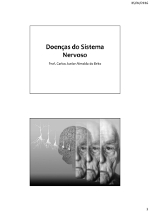 DOENÇAS DO SISTEMA NERVOSO 12-04-16