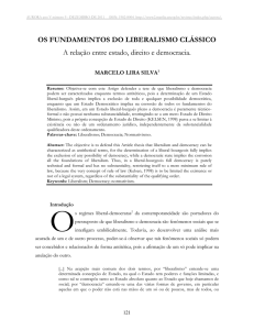 Os fundamentos do liberalismo clássico. A relação entre