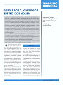 SEPSIS POR CLOSTRIDEOS EM TECIDOS MOLES