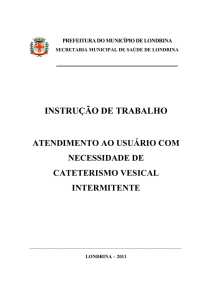 INSTRUÇÃO PARA ATENDIMENTO AO