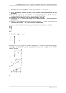 Física – Óptica – Espelhos Esféricos