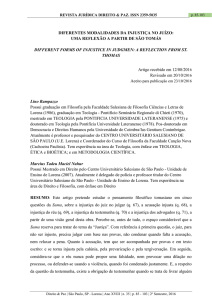 diferentes modalidades da injustiça no juízo