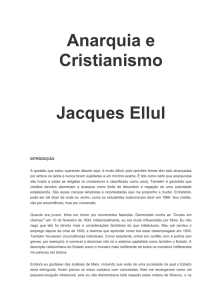 Anarquia e Cristianismo Jacques Ellul