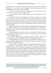 137 profissionais de saúde, o abandono do tratamento não se deve