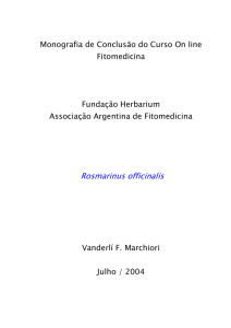 Tpicos da monografia - Sociedad Latinoamericana de Fitomedicina