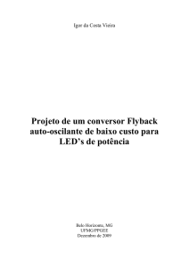 Projeto de um conversor Flyback auto-oscilante de - PPGEE