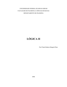 LÓGICA II - Fafich