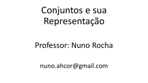 Aulas Conjuntos Prof. Nuno