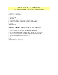 AUSCULTA PULMONAR - Dr. Pedro Schestatsky