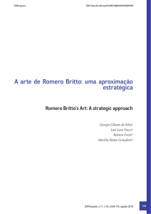 A arte de Romero Britto: uma aproximação estratégica