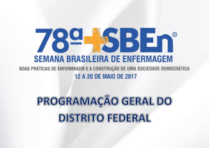 Veja a Programação da Semana por Dia