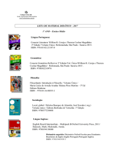 Lista de Material Ensino Médio - 2017