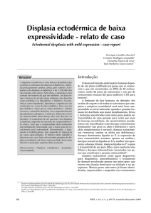 Displasia ectodérmica de baixa expressividade - relato de caso