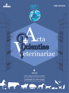 Acta eterinariae cientiae - Ainfo