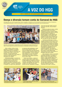 Dança e diversão tomam conta do Carnaval do HGG