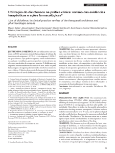 Utilização do diclofenaco na prática clínica: revisão das evidências