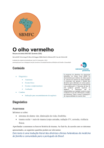 O olho vermelho - Sociedade Brasileira de Medicina de Família e