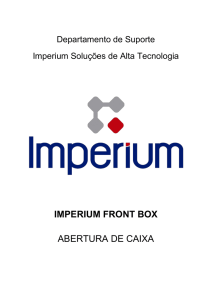 IMPERIUM FRONT BOX ABERTURA DE CAIXA