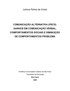 Comunicação Alternativa (PECS)