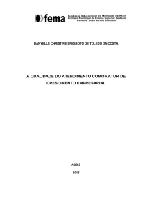 a qualidade do atendimento como fator de crescimento empresarial