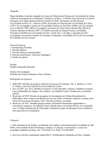 CV - CFCUL - Universidade de Lisboa