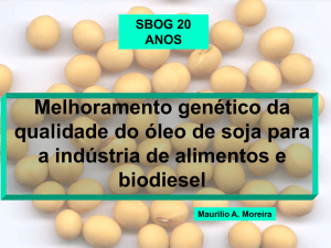 Ácido linolênico - Sociedade Brasileira de Óleos e Gorduras
