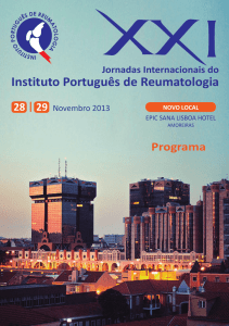 programa definitivo - Instituto Português de Reumatologia