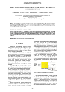 MODELAGEM E CONTROLE DO CONVERSOR CC-CC