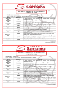 Roteiro Verificação de Aprendizagem 8º B