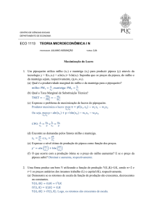 gabarito - Departamento de Economia PUC-Rio