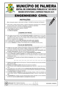 Prova - Engenheiro Civil - CEC