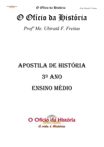 APOSTILA DE HISTÓRIA 3º ANO.